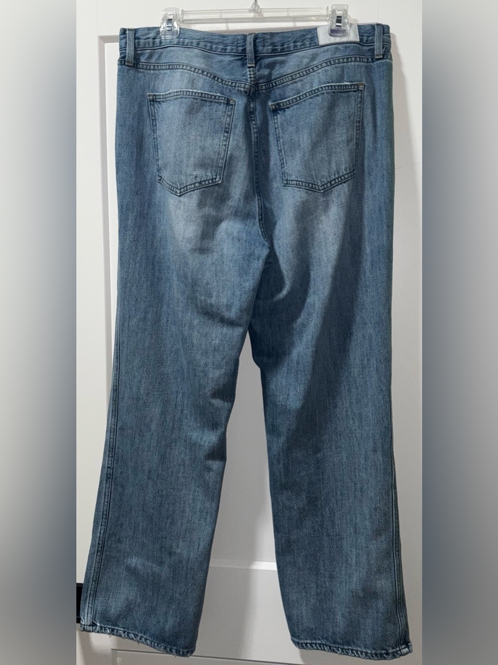 Pistola Cassie Super High Rise Straight Leg Jeans Size 33 Medium Wash Casual - Picture 7 of 12